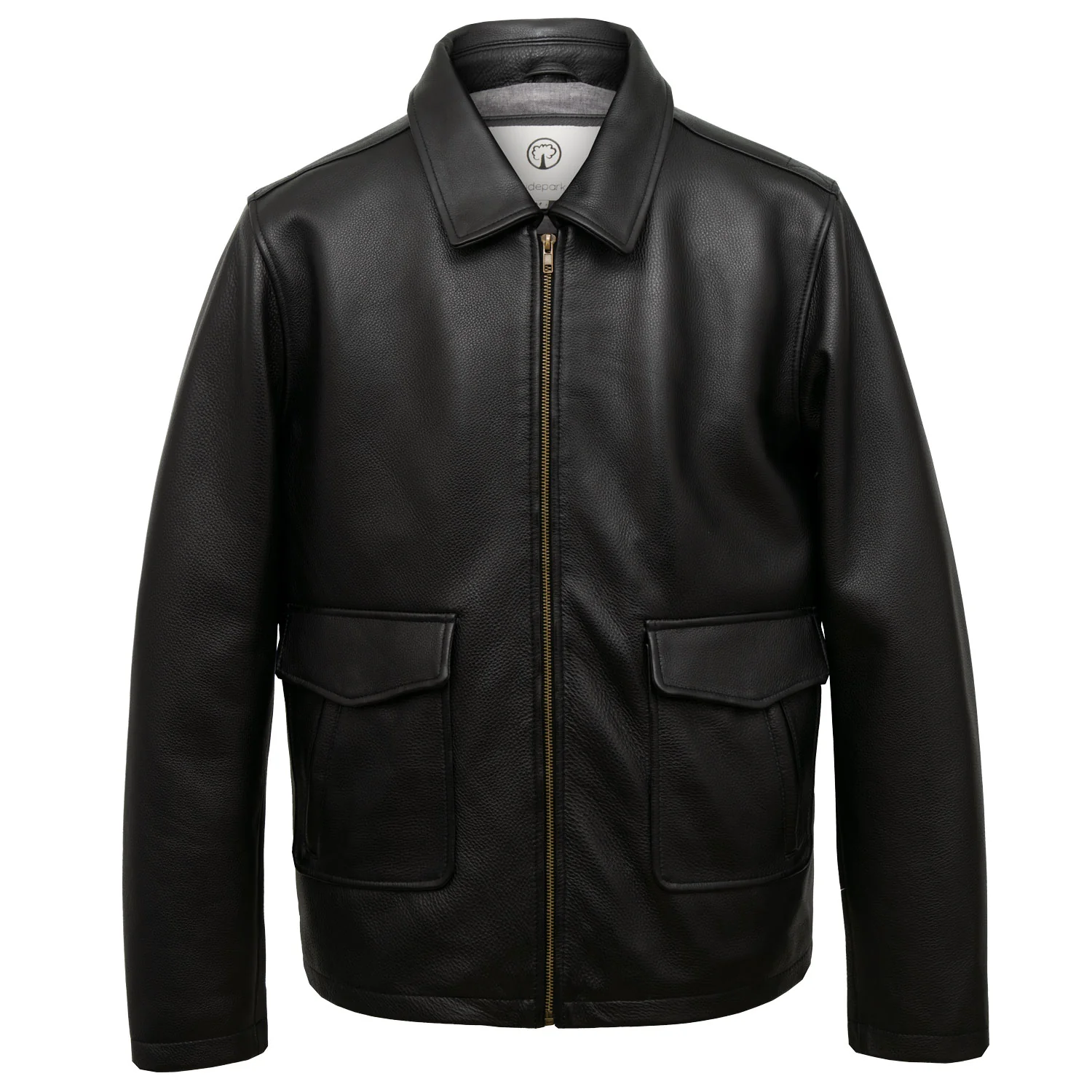 HARRY: MEN'S BLACK LEATHER JACKET