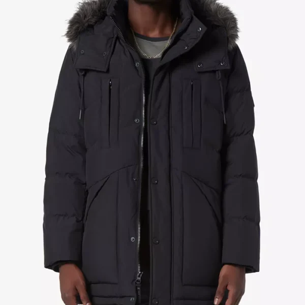 Men's Tremont Down Parka with Faux Fur Trimmed Removable Hood