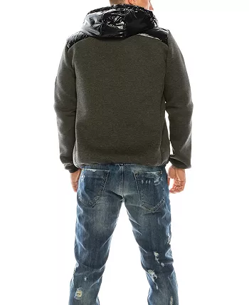 Men's Modern Sleeve Hooded Jacket