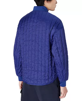 Men's Quilted Bomber Jacket