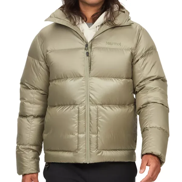 Men's Guides Quilted Full-Zip Hooded Down Jacket
