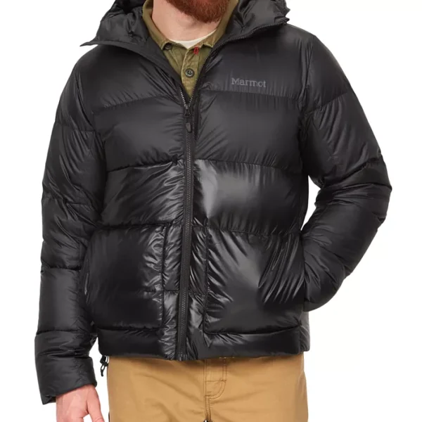Men's Guides Quilted Full-Zip Hooded Down Jacket
