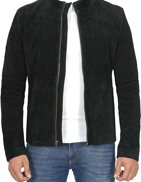 Casual Suede Leather Jacket For Men