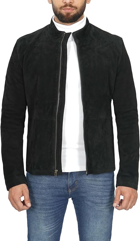 Casual Suede Leather Jacket For Men