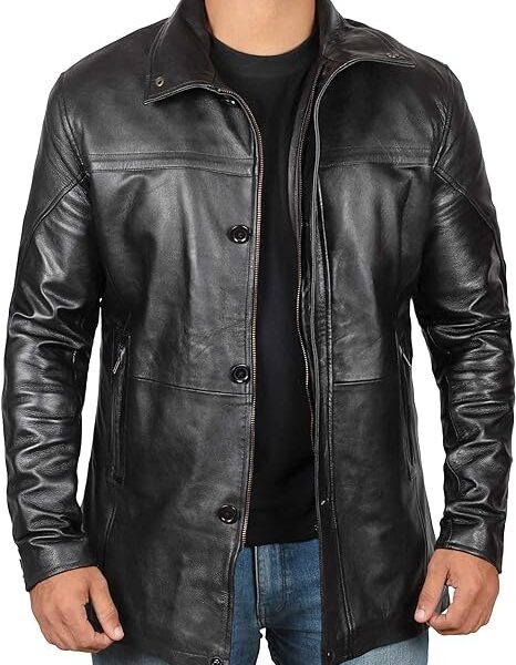 Real Lambskin Blazer For Men - 1