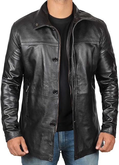 Real Lambskin Blazer For Men - 1