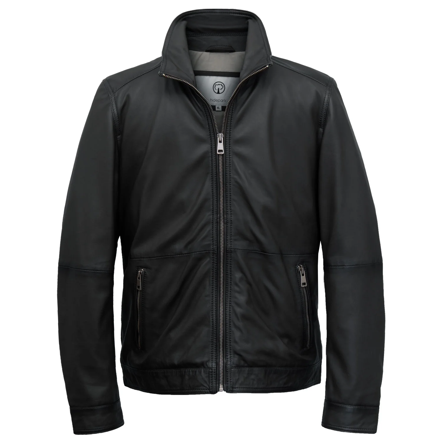 MAXWELL: MEN'S BLACK LEATHER JACKET