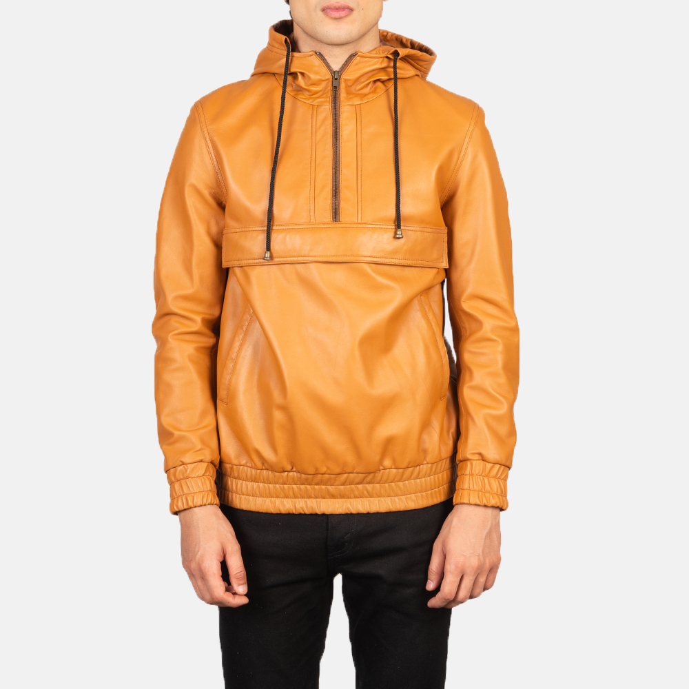 MensKentonHoodedBrownLeatherPulloverJacketCloseFront-5-1634134386640.jpg