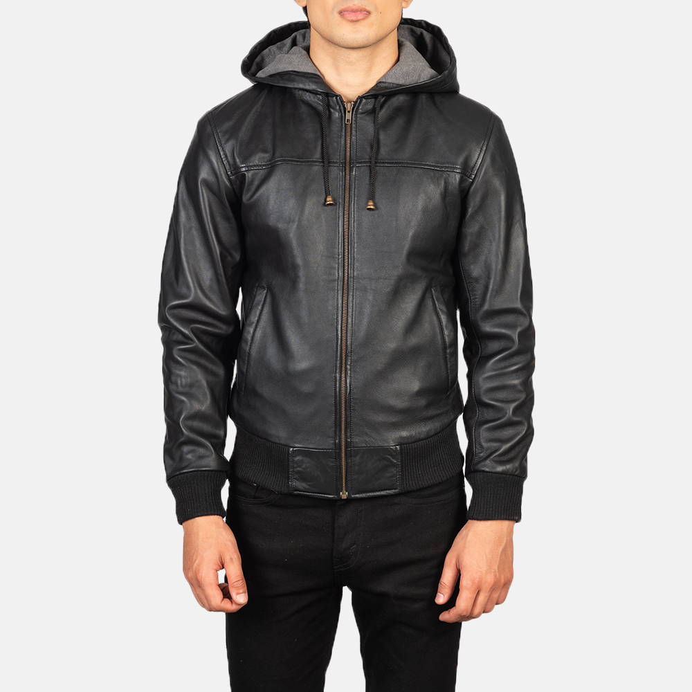 MensNintenzoBlackHoodedLeatherJacketCloseFront-5-1634309156527.jpg