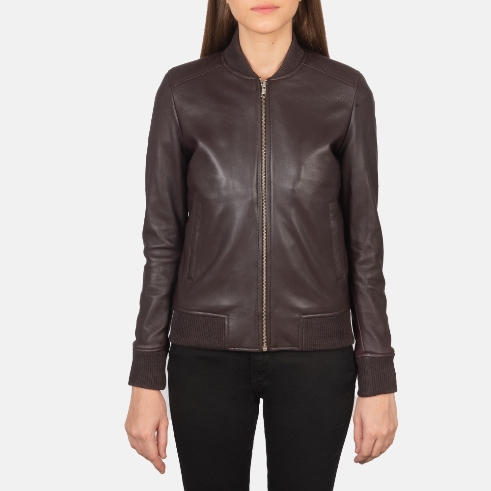 WomensBlissMaroonLeatherBomberJacketCloseFront-5-1659372861329.jpg
