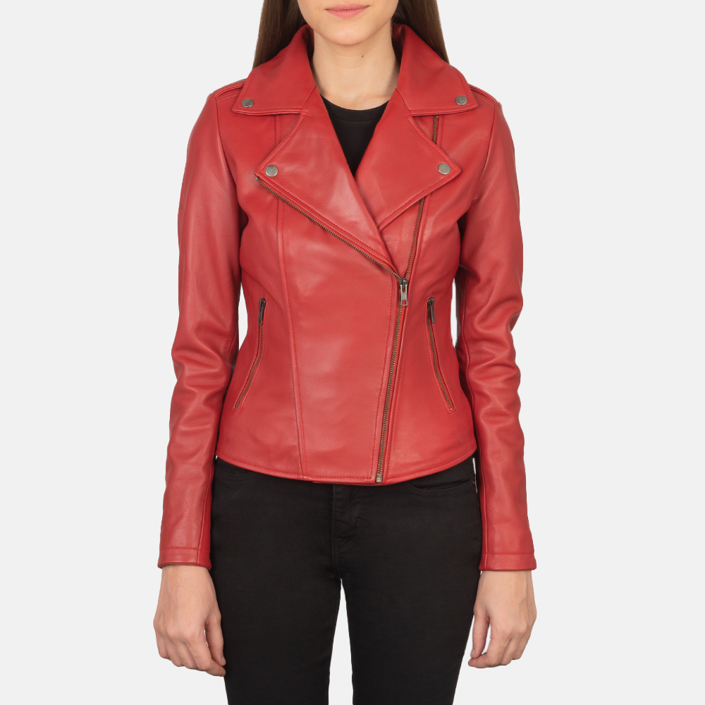 WomensFlashbackRedLeatherBikerJacketCloseFront-5-1659374519313.jpg