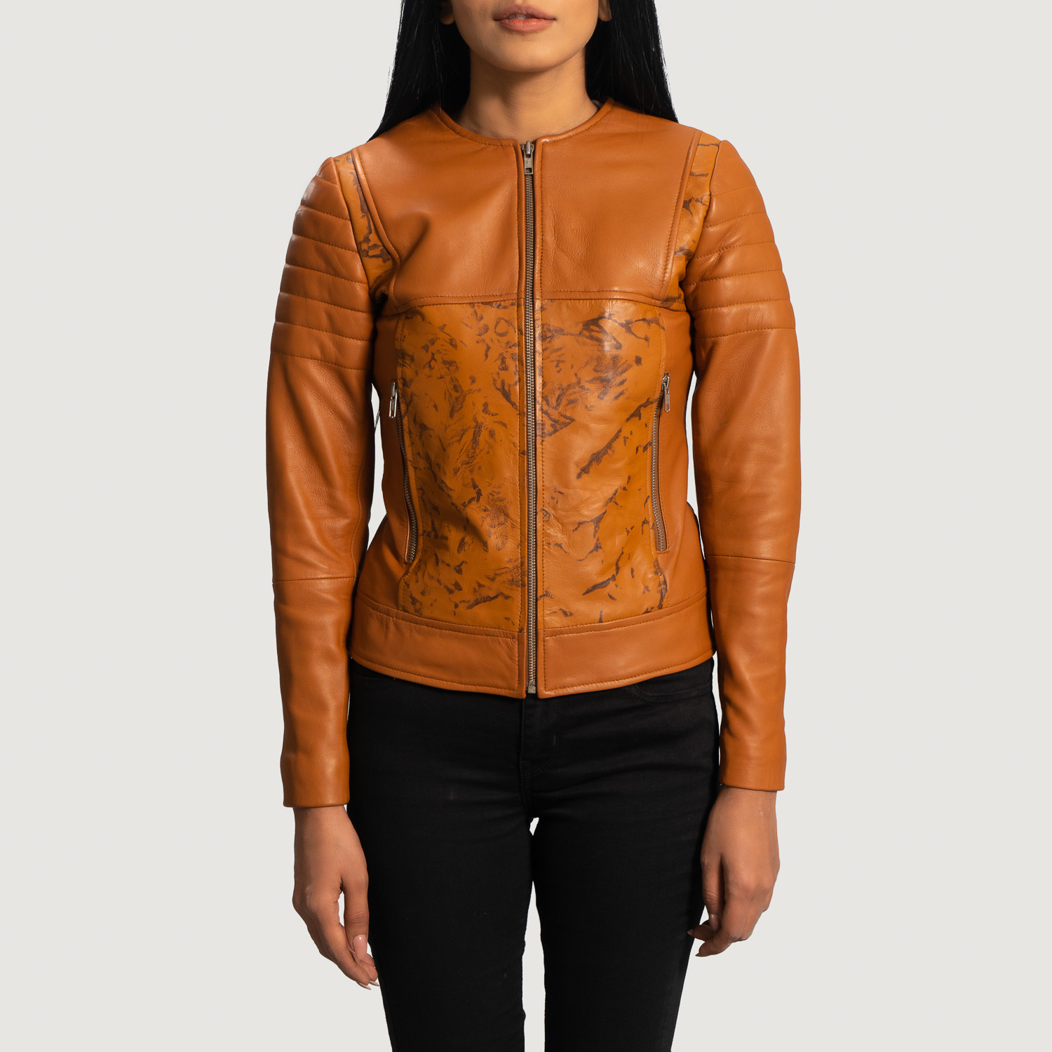 WomensSandyTanDyeLeatherBikerJacketCloseFront-5-1664359193296.jpg