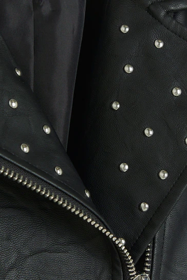 River Island Girls Studded Biker Jacket