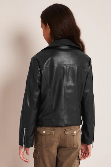 Lipsy Faux Leather Biker Jacket