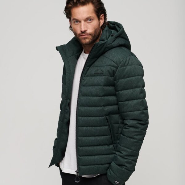 Hooded Fuji Herringbone Jacket