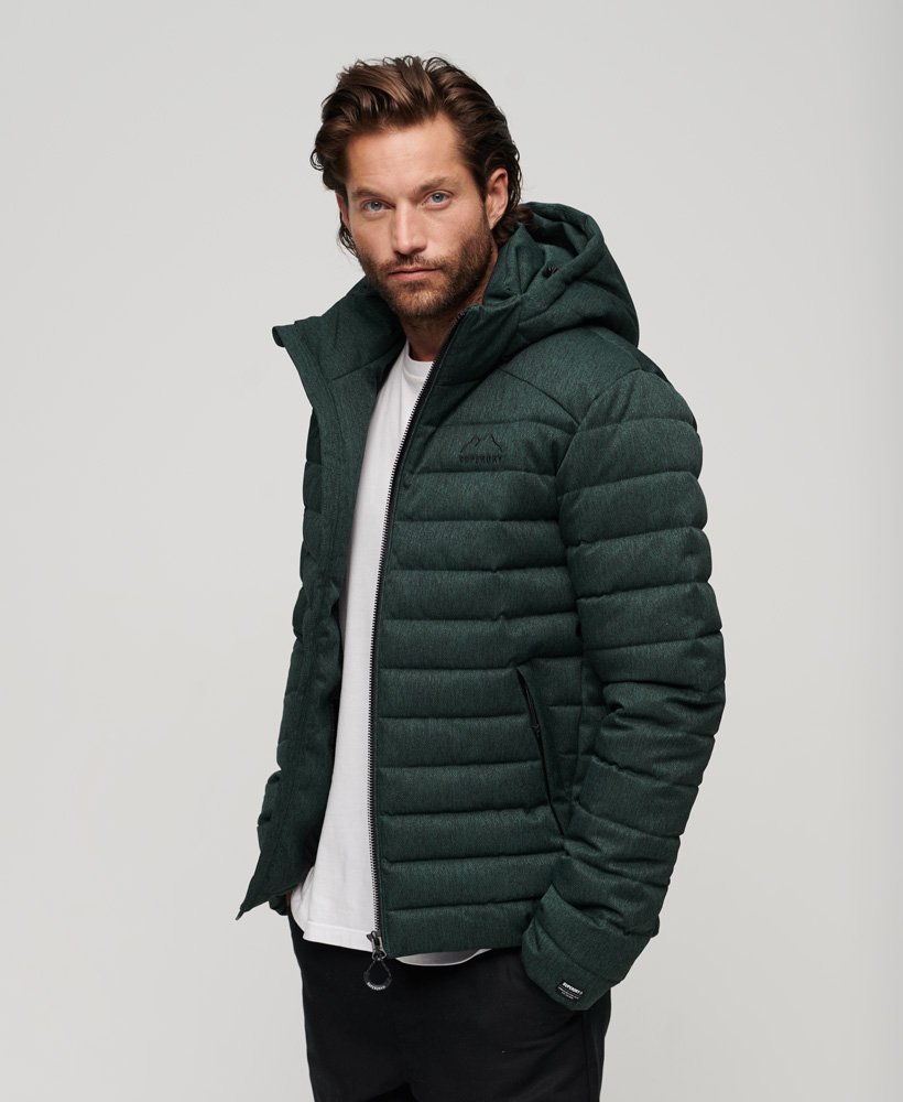 Hooded Fuji Herringbone Jacket