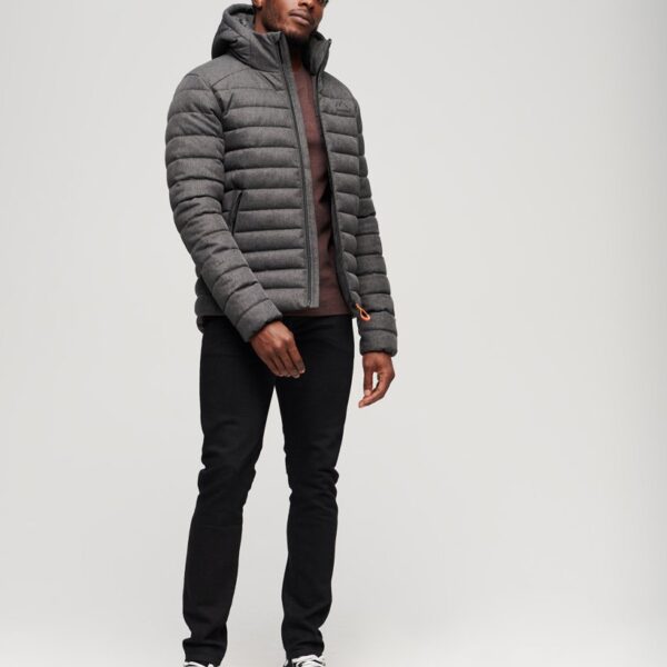 Hooded Fuji Herringbone Jacket
