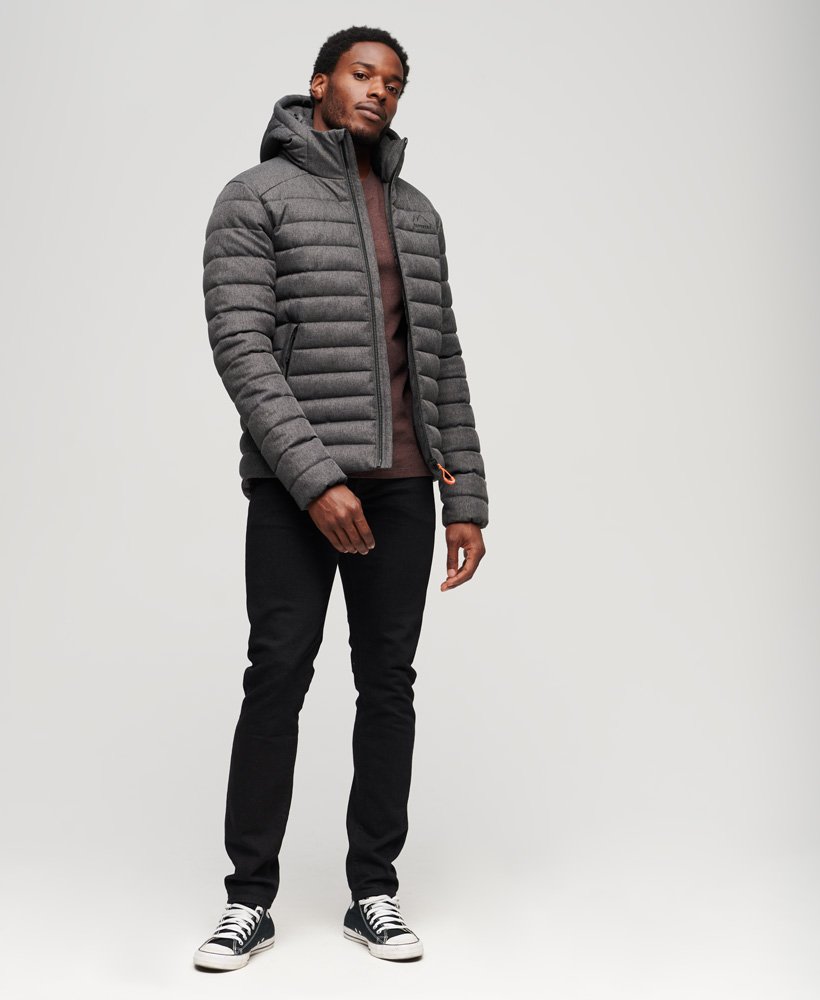 Hooded Fuji Herringbone Jacket